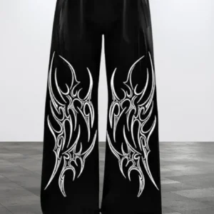 Men Printed Black Track Pants (Copy)