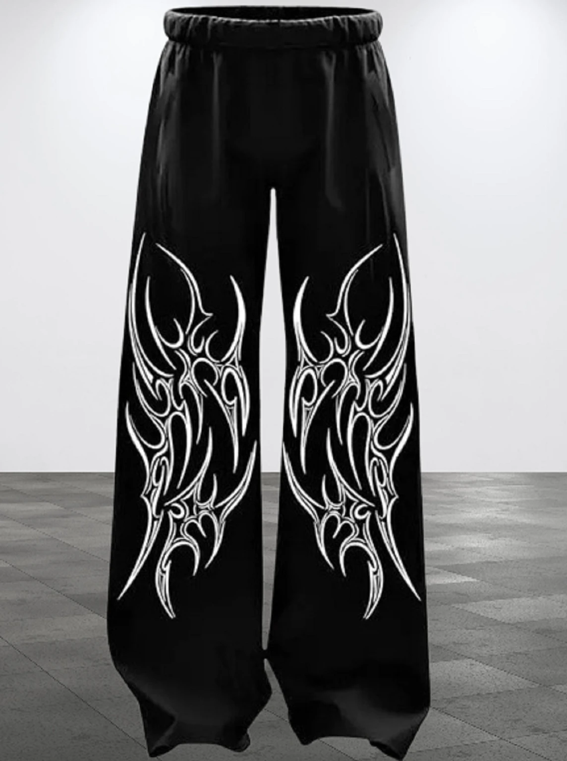 Men Printed Black Track Pants (Copy)